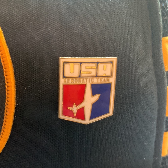 World Aerobatic Championships rare vintage 1988 3 three stripe baseball hat cap - Picture 6 of 7